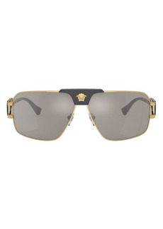 Versace 63mm Pillow Sunglasses