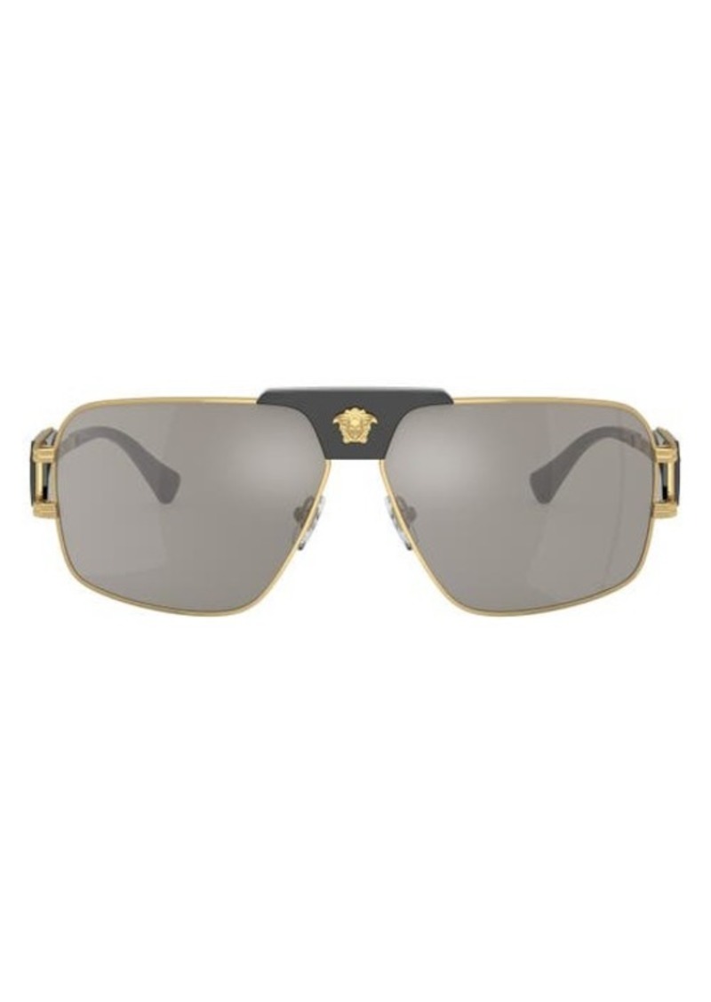 Versace 63mm Pillow Sunglasses