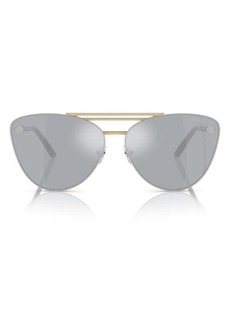 Versace 64mm Oversize Cat Eye Sunglasses
