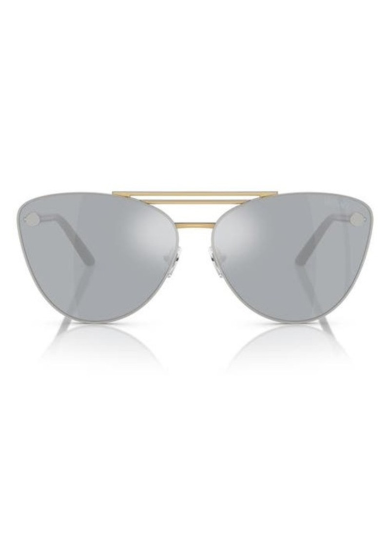 Versace 64mm Oversize Cat Eye Sunglasses