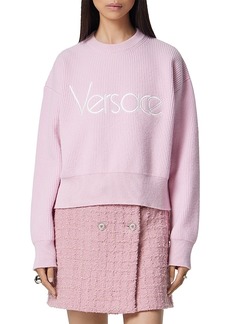 Versace 90's Embroidery Logo Wool Sweater