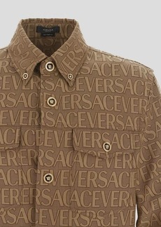 Versace All Over Logo Shirt