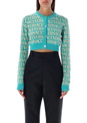 VERSACE Allover knit cardigan