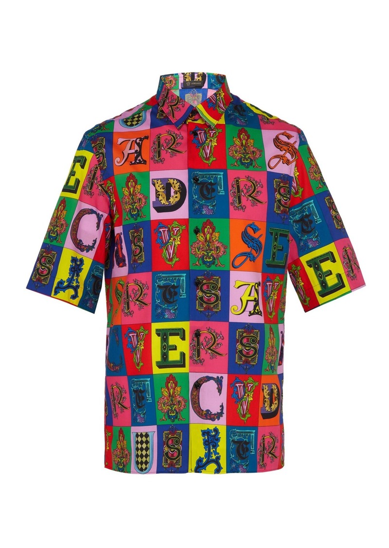 versace alphabet shirt