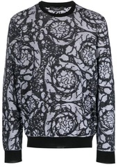 VERSACE Barocco-intarsia jumper