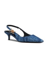 Versace Barocco Medusa '95 Kitten Heel Slingback Pump