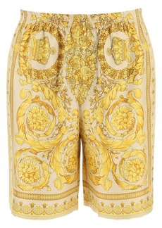 Versace barocco silk shorts