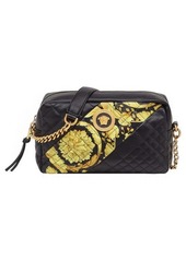 Versace Baroque Icon Quilted Leather Camera Bag