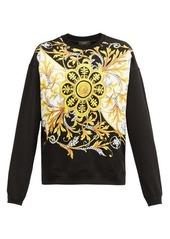 Versace Baroque-print cotton-jersey sweatshirt