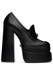 Versace Black Aevitas Platform Loafers