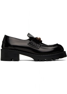 Versace Black Alia Platform Loafers