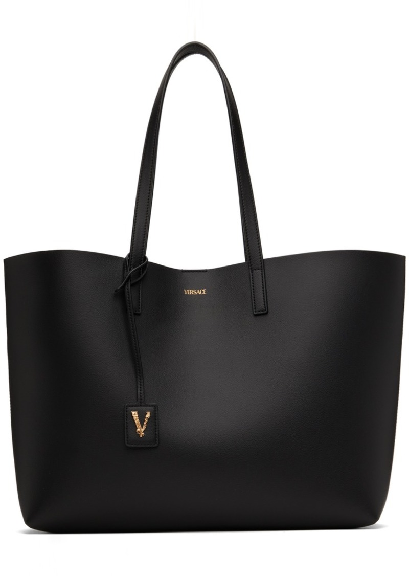 Versace Black Calfskin Tote