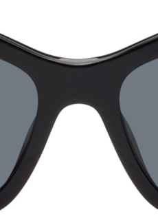 Versace Black Cat-Eye Acetate Sunglasses