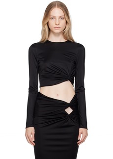 Versace Black Dua Lipa Edition Long Sleeve T-Shirt