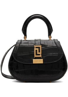 Versace Black Greca Goddess Mini Bag