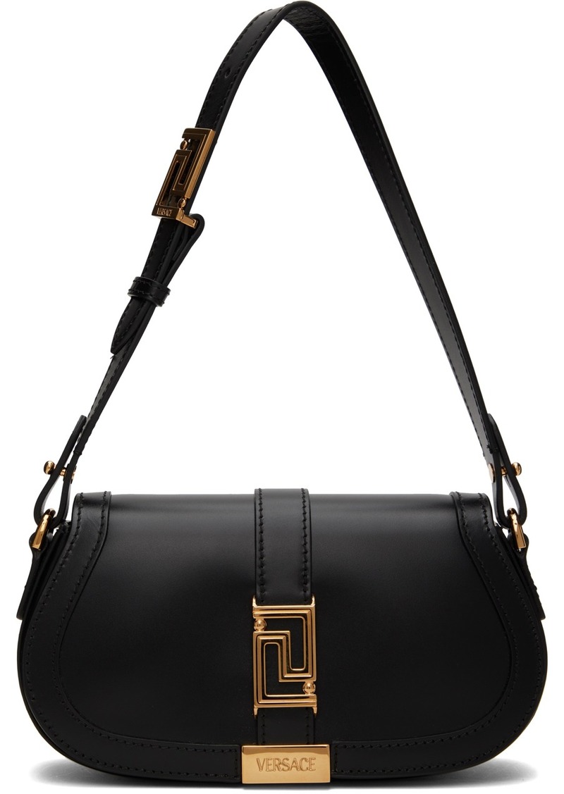 Versace Black Greca Goddess Mini Shoulder Bag