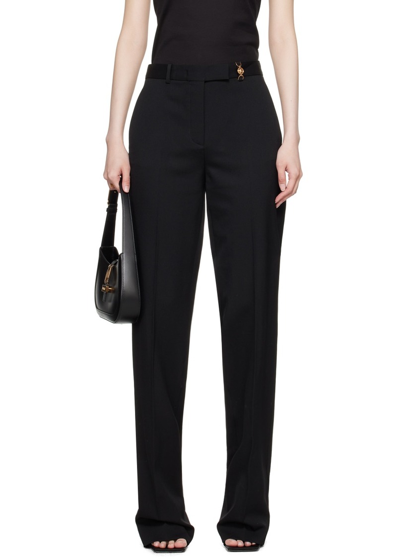 Versace Black Hardware Trousers