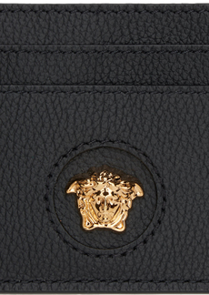 Versace Black 'La Medusa' Card Holder