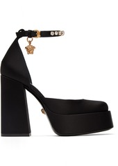 Versace Black Medusa Aevitas Platform Heels