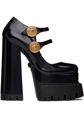 Versace Black Medusa Aevitas Platform Heels