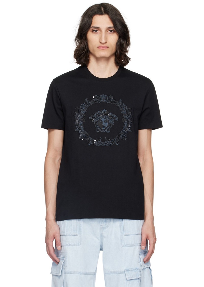 Versace Black Medusa Cartouche T-Shirt