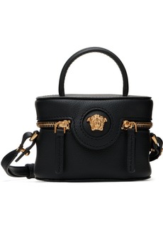 Versace Black Mini 'La Medusa' Vanity Bag