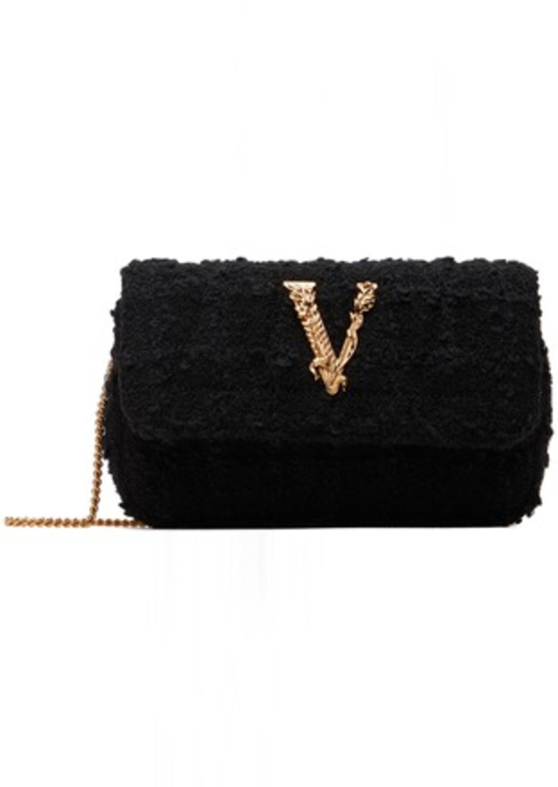 Versace Black Mini Logo Bag
