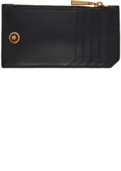 Versace Black Small Medusa Zip Card Holder