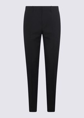 VERSACE BLACK VIRGIN WOOL LEGGINGS PANTS