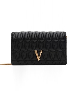 Versace Black Virtus Clutch