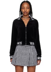 Versace Black Zip Sweatshirt