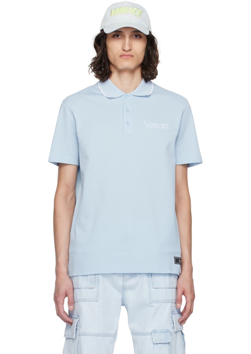 Versace Blue 1978 Re-Edition Polo