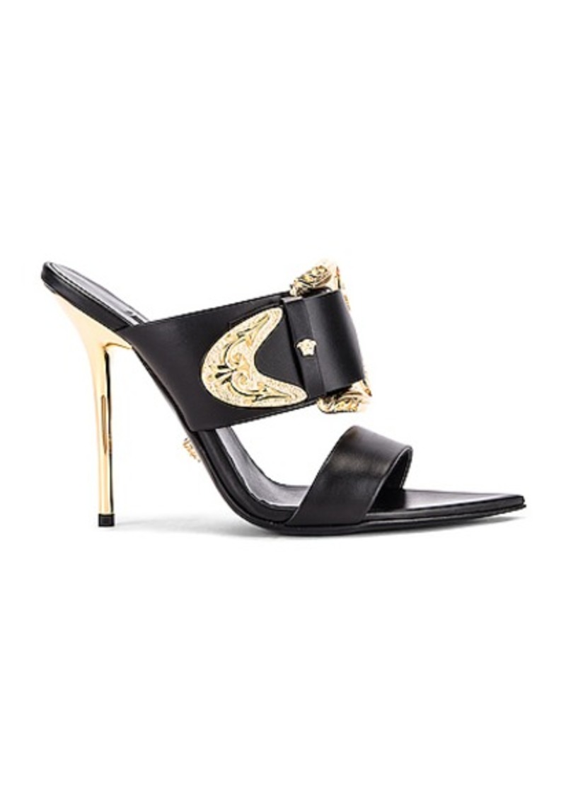 versace buckle heels