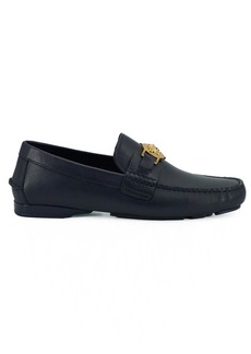 Versace Calf Leather Loafers Men's Shoes