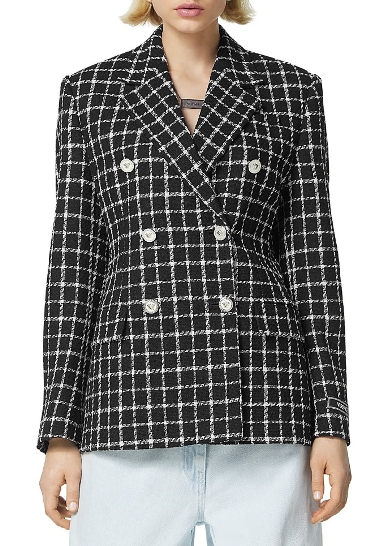 Versace Checked Blazer