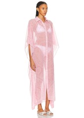 VERSACE Chiffon Robe Coverup Dress