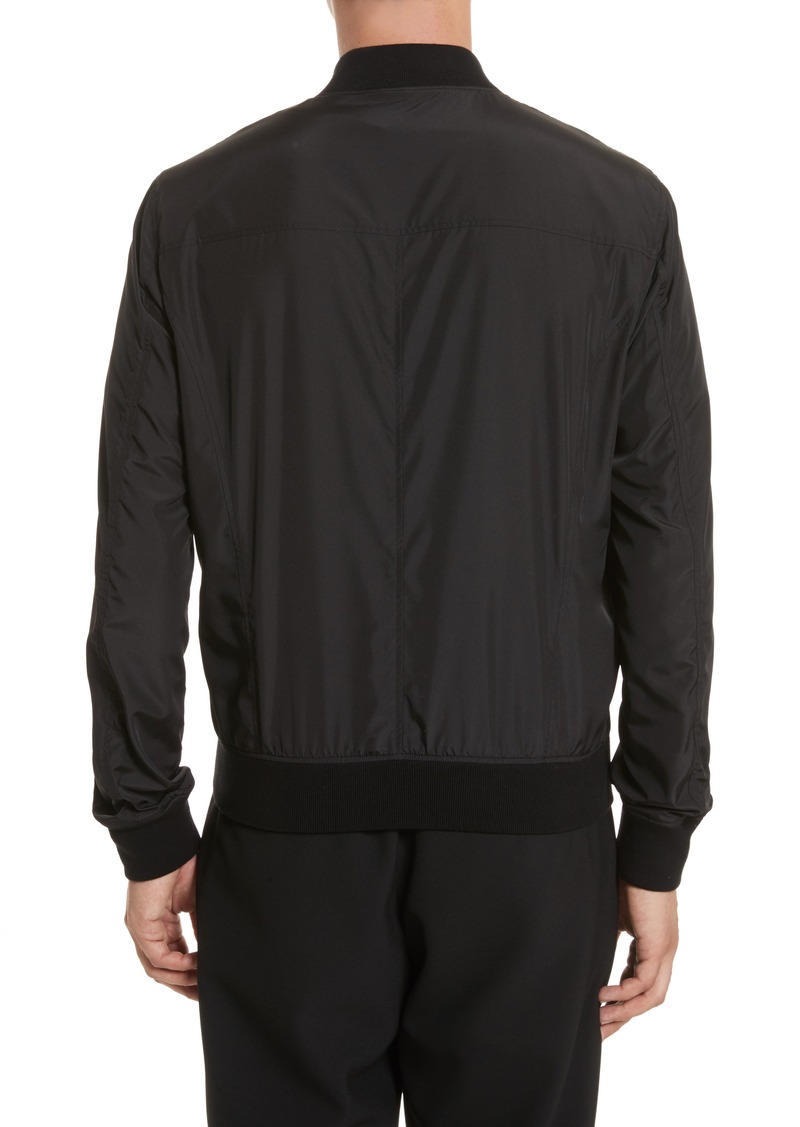 Versace Versace Collection Bomber Jacket with Patch | Outerwear
