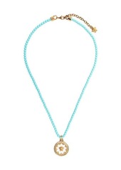 VERSACE CORAL PENDANT NECKLACE ACCESSORIES