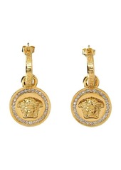 VERSACE Crystal La Medusa Greca earrings