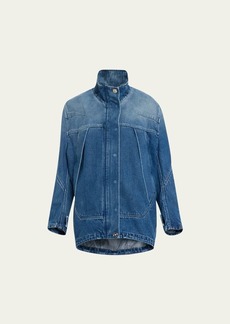Versace Denim Jacket with Special Compound