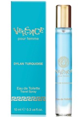 Versace Dylan Turquoise Eau de Toilette Travel Spray, 0.33 oz.