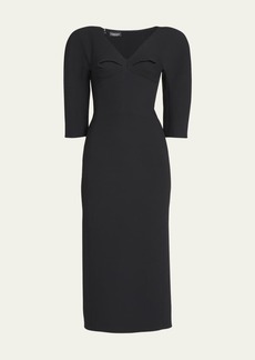 Versace Enver Satin Cocktail Dress