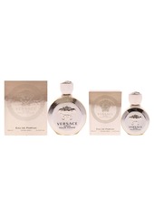 Versace Eros Pour Femme Kit by Versace for Women - 2 Pc Kit 3.4oz EDP Spray, 1.7oz EDP Spray