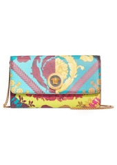 Versace First Line Voyage Barocco Print Wallet on a Chain in Multi/Oro Tribute at Nordstrom