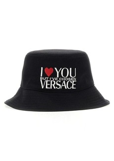 VERSACE FISHERMAN HAT "I ♡ YOU BUT..."