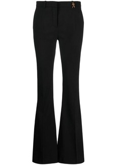 VERSACE Flared wool trousers