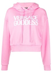 Versace Goddess logo hoodie