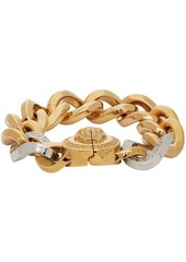 Versace Gold & Silver Medusa Chain Bracelet