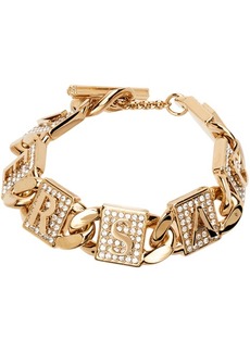 Versace Gold Crystal Tiles Bracelet