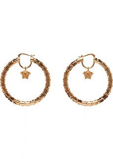 Versace Gold Greca Earrings